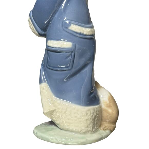 LLADRO‎ Friday’s Child Figurine Retired #6019 Boy Puppies Dogs 1993 Nino Viernes - Picture 5 of 16